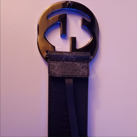 Dark grey authentic Gucci belt - Picture 6 of 6
